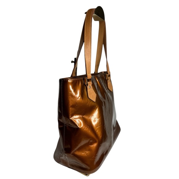 Louis Vuitton Houston Vernis Bronze Monogram Tote Bag - Picture 2 of 16